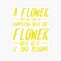 Flower Blooms Inspirational Yellow