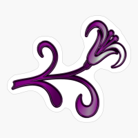 Asexual Pride Stained Glass Lily