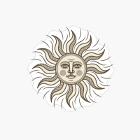 Mandala Hipster Sun Sunny Mandala Hipster Bright