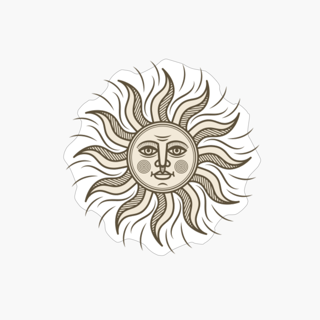 Mandala Hipster Sun Sunny Mandala Hipster Bright