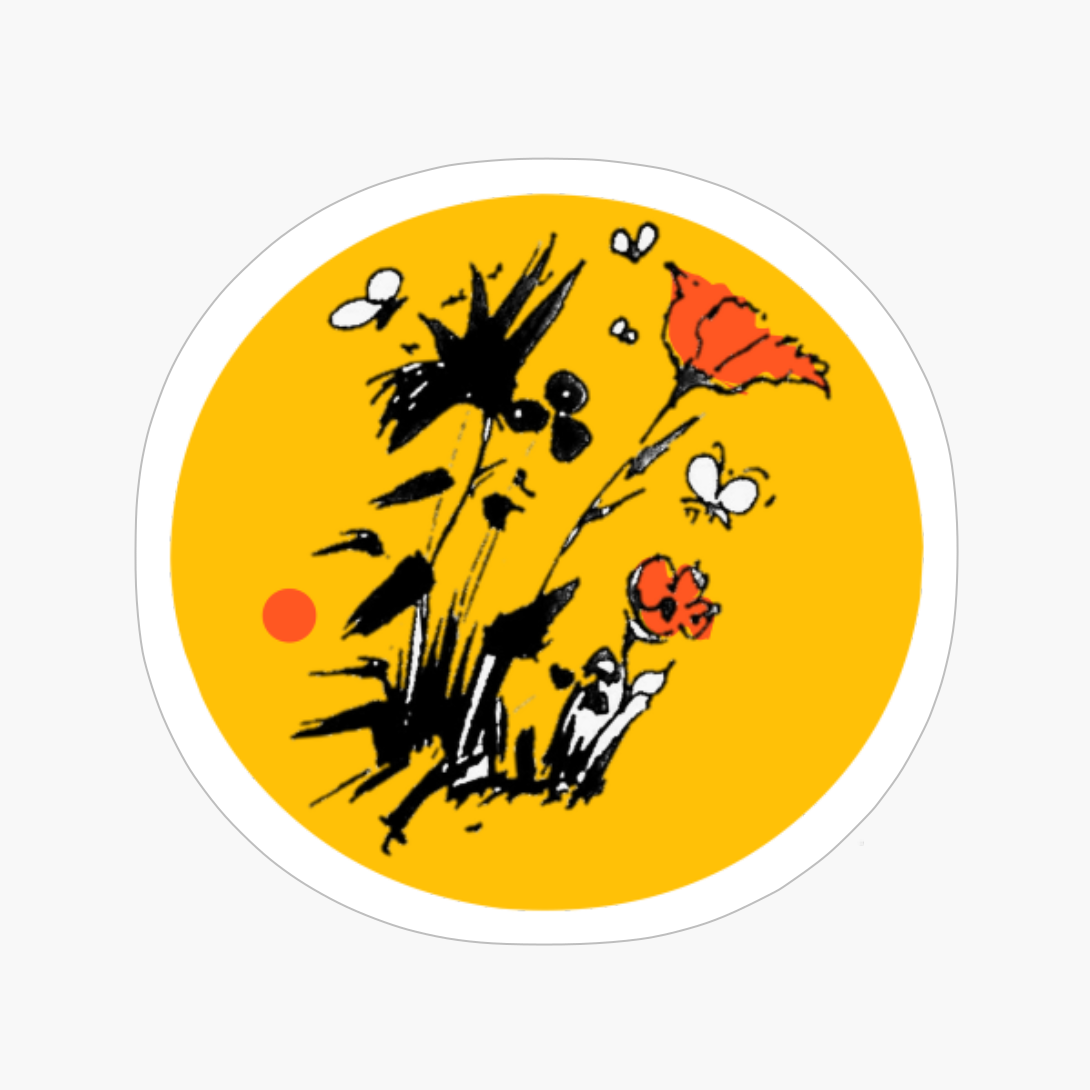 FLOWERS Wild Red Flowers Growing In The Gras