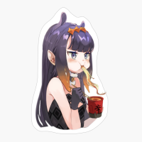 Ninomae Inanis Ina'nis Slurping Ramen Hololive