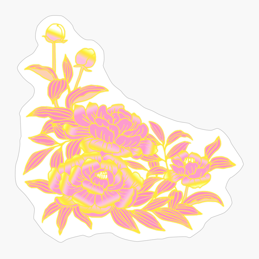 Girlby Pride Peony Flower Arrangement