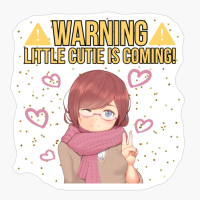 Cute Happy Girl, White Version.