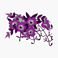 Asexual Pride Trumpet Flower Arrangement