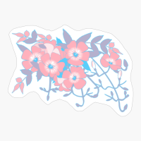 Transgender Pride Trumpet Flower Arrangement