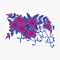 Bisexual Pride Trumpet Flower Arrangement