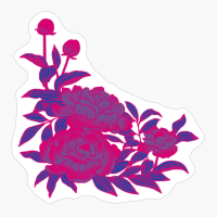 Bisexual Pride Peony Flower Arrangement