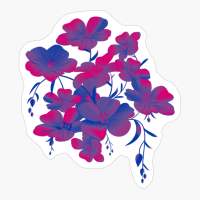 Bisexual Pride Trailing Blossoms Design
