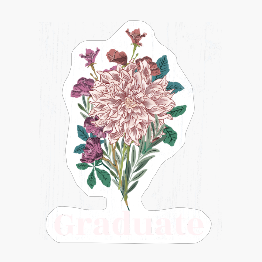 High School Graduate Flowers Design