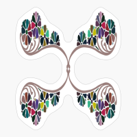 Cute Geometric Floral Pattern.