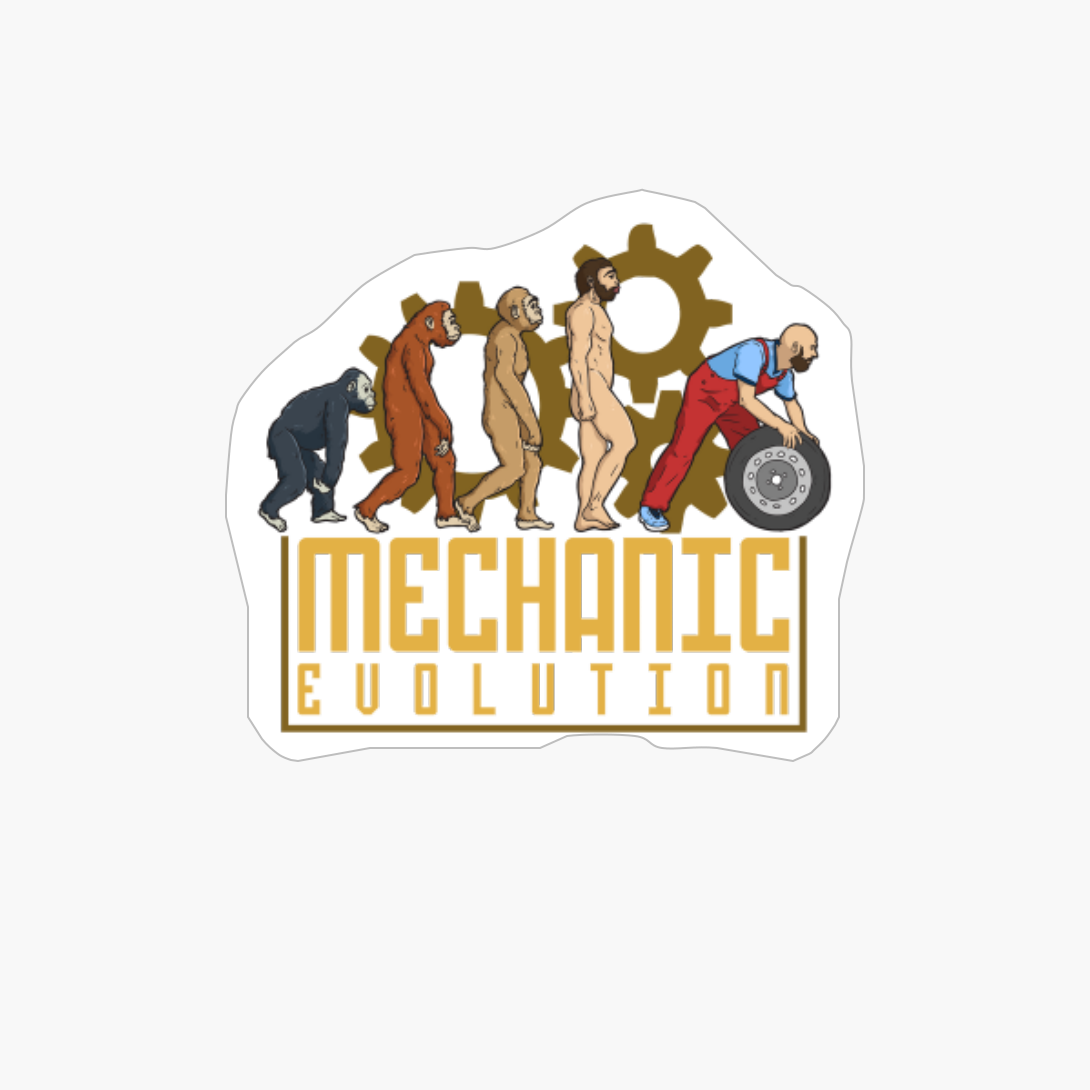Car Mechanic Evolution Car Mechanic Gifts