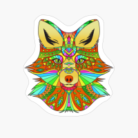 Ethnic Fox Boho Mandala Yoga Lover Men Women