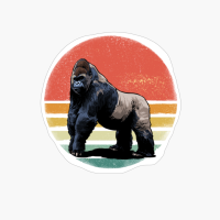 Gorilla Retro Vintage Style Gorilla Gifts For Gorilla Lovers