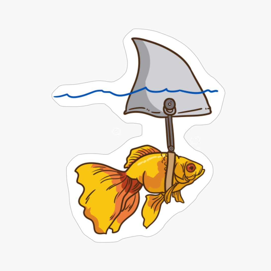 Fake Shark Goldfish - Funny Fish