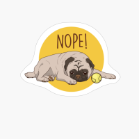 Pug Gifts For Pug Lovers & Dog Lover - Lazy Pug Dog