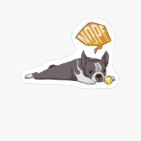 Boston Terrier Gifts And Funny Dog Shirt Lazy Boston Terrier