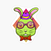 Hipster Bunny Cute Bunnies Lover Gifts Ideas Men Women