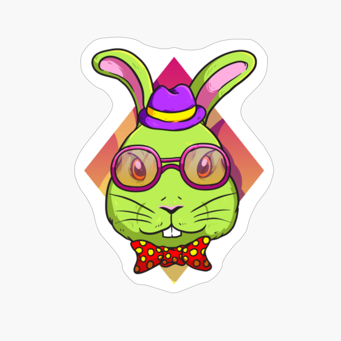 Hipster Bunny Cute Bunnies Lover Gifts Ideas Men Women