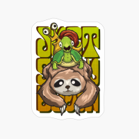 Sloth Turtle Snail Gift Piggyback Running Riding Team
