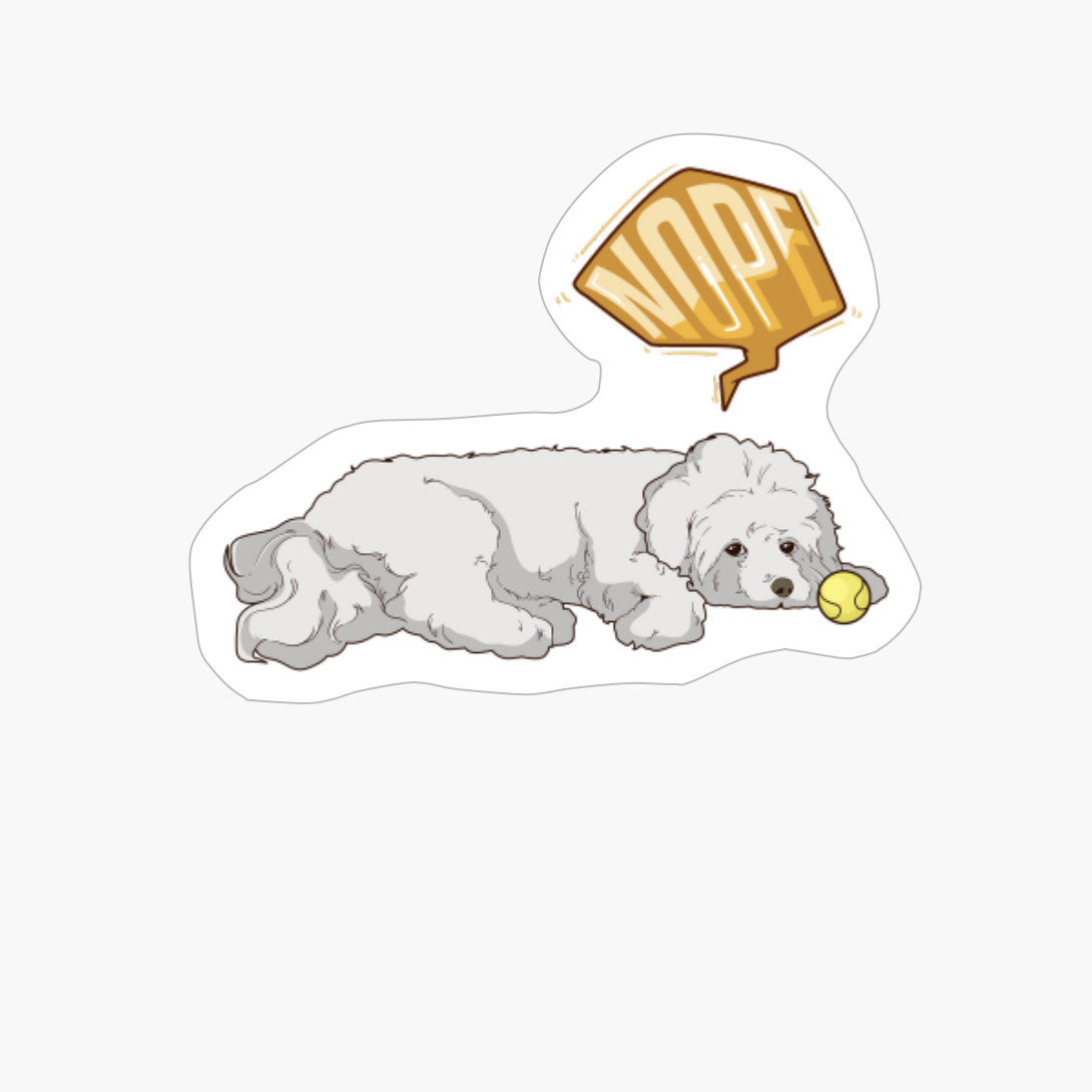 Lazy Bichon Frise Funny Dog Bichon Frise Gifts For Dog Lover