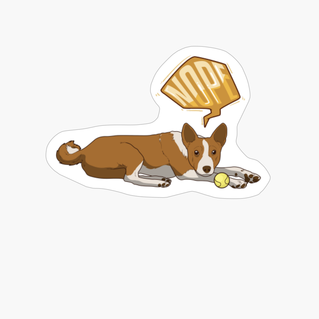 Lazy Basenji Funny Dog Shirt Basenji Gifts For Dog Lover