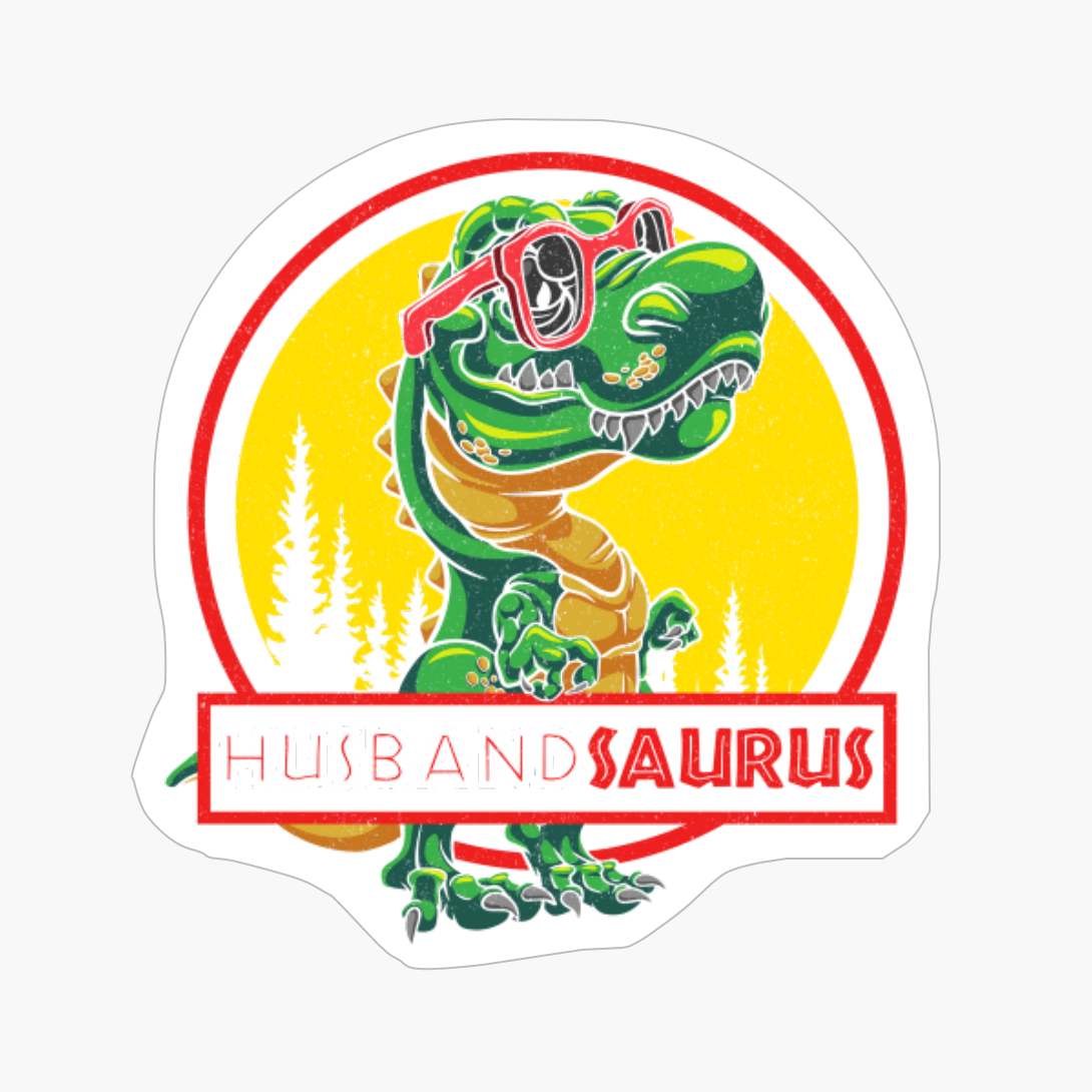 Husbandsaurus Shirt T Rex Husband Saurus Dinosaur Mens