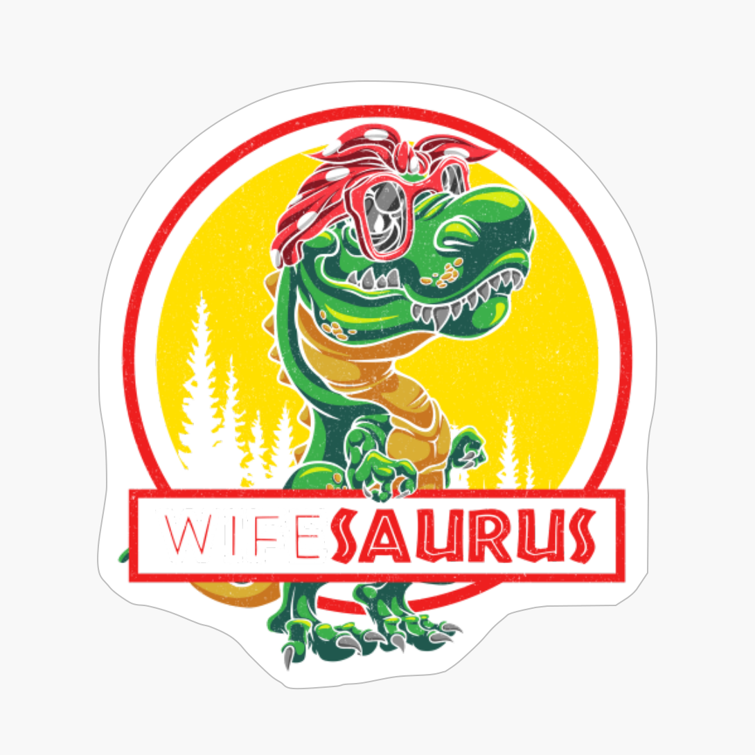 Wifesaurus Shirt T Rex Wife Saurus Dinosaur Women Girls