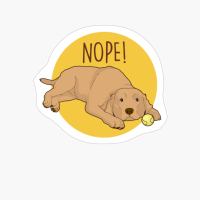 Nope! Lazy Labrador Funny Labrador Dog Gifts
