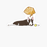 Nope! Lazy Bull Terrier Funny Bull Terrier Dog Gifts