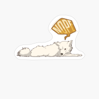 Nope! Lazy American Eskimo Funny American Eskimo Dog Gifts