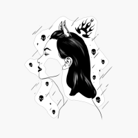 Devil Princess Soft Grunge Satanic Punk Goth Girl