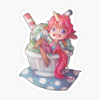 Chibi Unicorn Icecream Boy Japanese Kawaii Anime