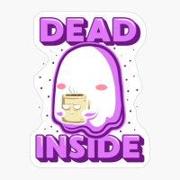 Kawaii Pastel Goth Dead Inside Coffee Lover Otaku