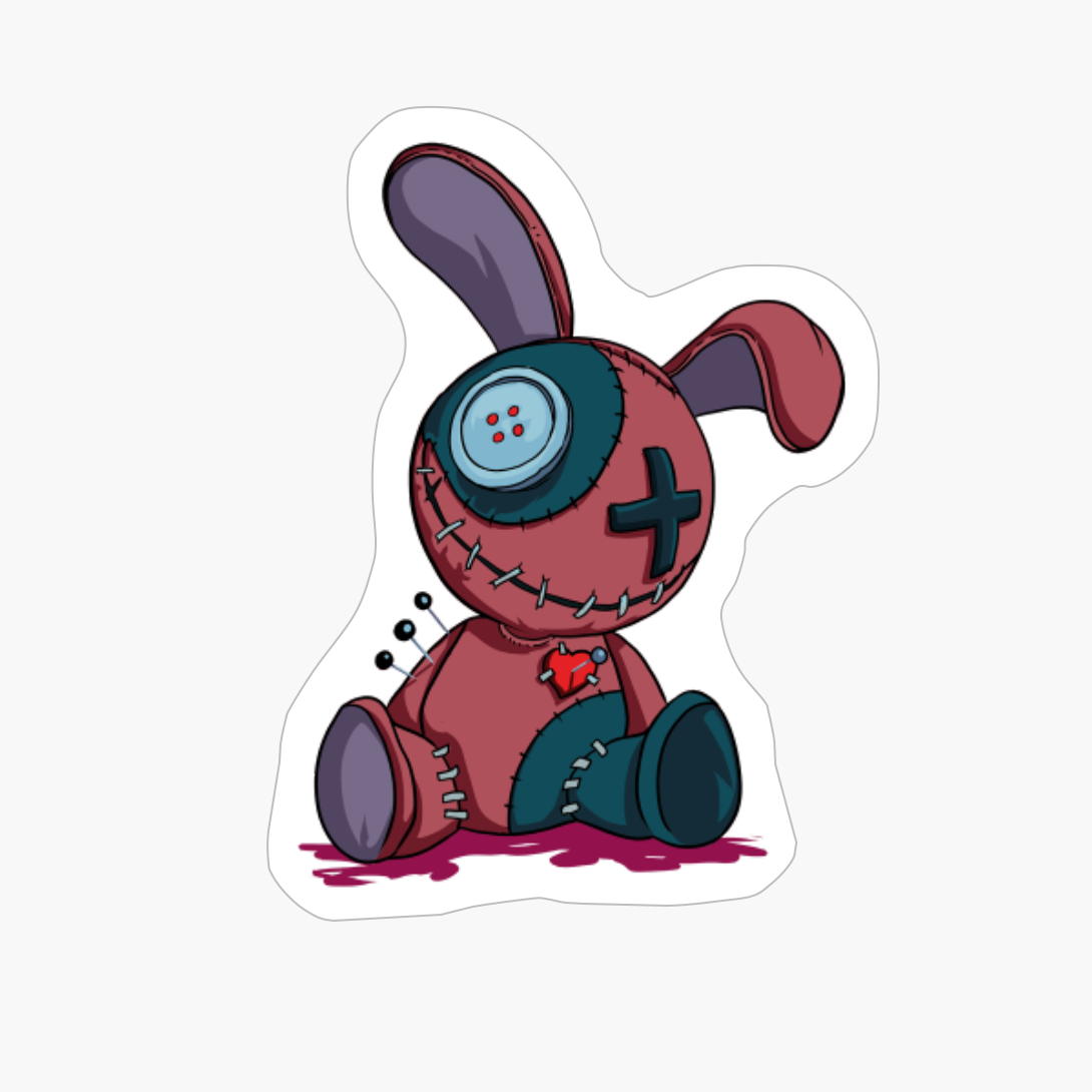 Pastel Goth Gift Creepy Cute Voodoo Doll For Teens