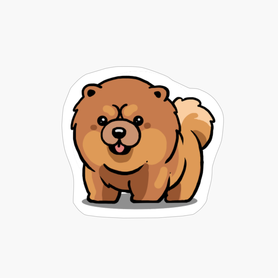 Cute Kawaii Chow Chow Chibi Dog Lover Gift Idea