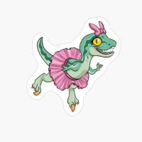 Ballet Dancer Raptor Kids Girls Raptor Ballerina Gift