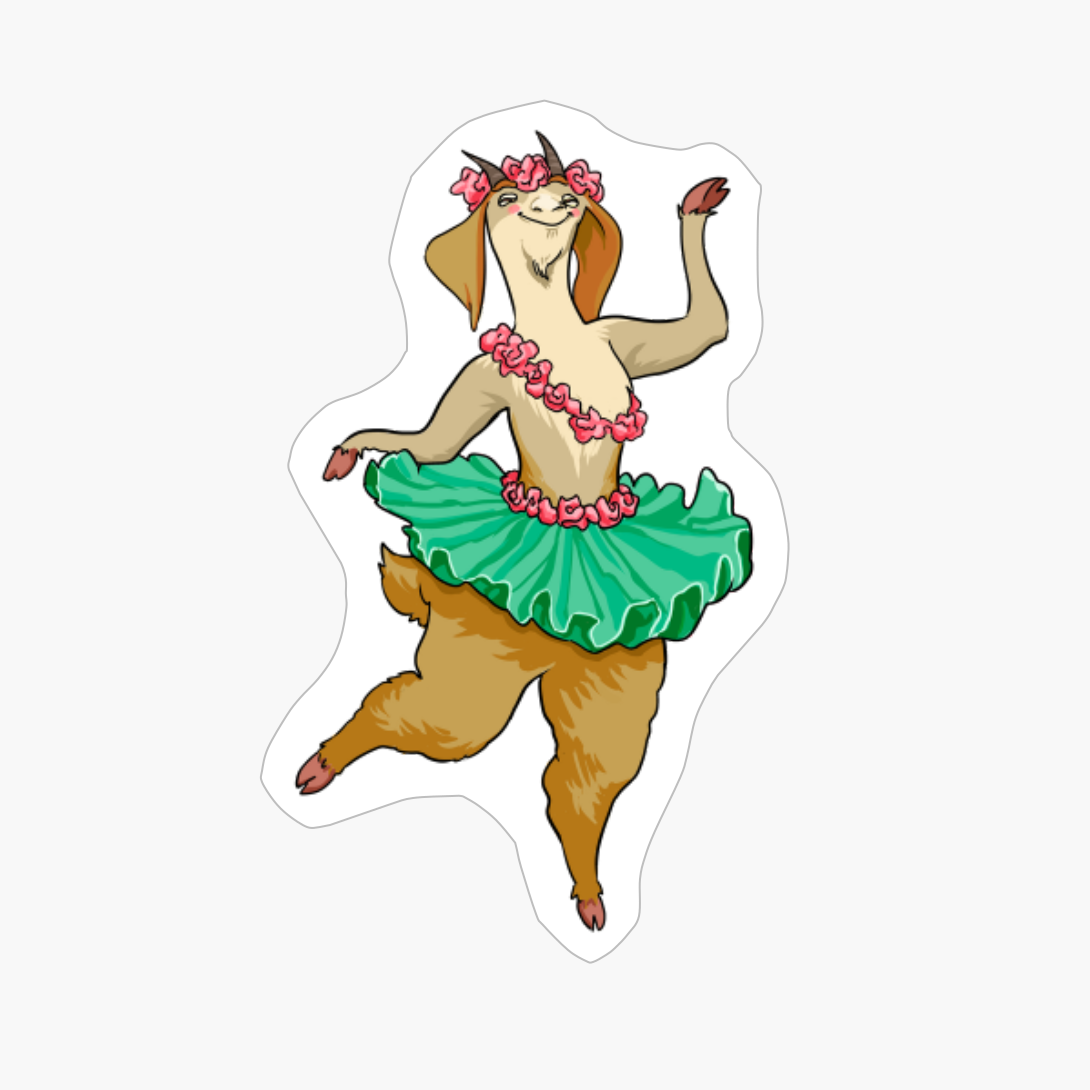 Ballet Dancer Goat Kids Girls Goat Ballerina Gift