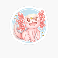 Adorable Kawaii Baby Axolotl Cute Animal