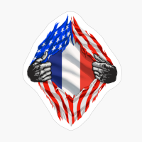 Super Guadeloupean Heritage Guadeloupe Roots USA Flag Gift