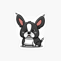 Cute Kawaii Boston Terrier Chibi Dog Lover Gift Idea