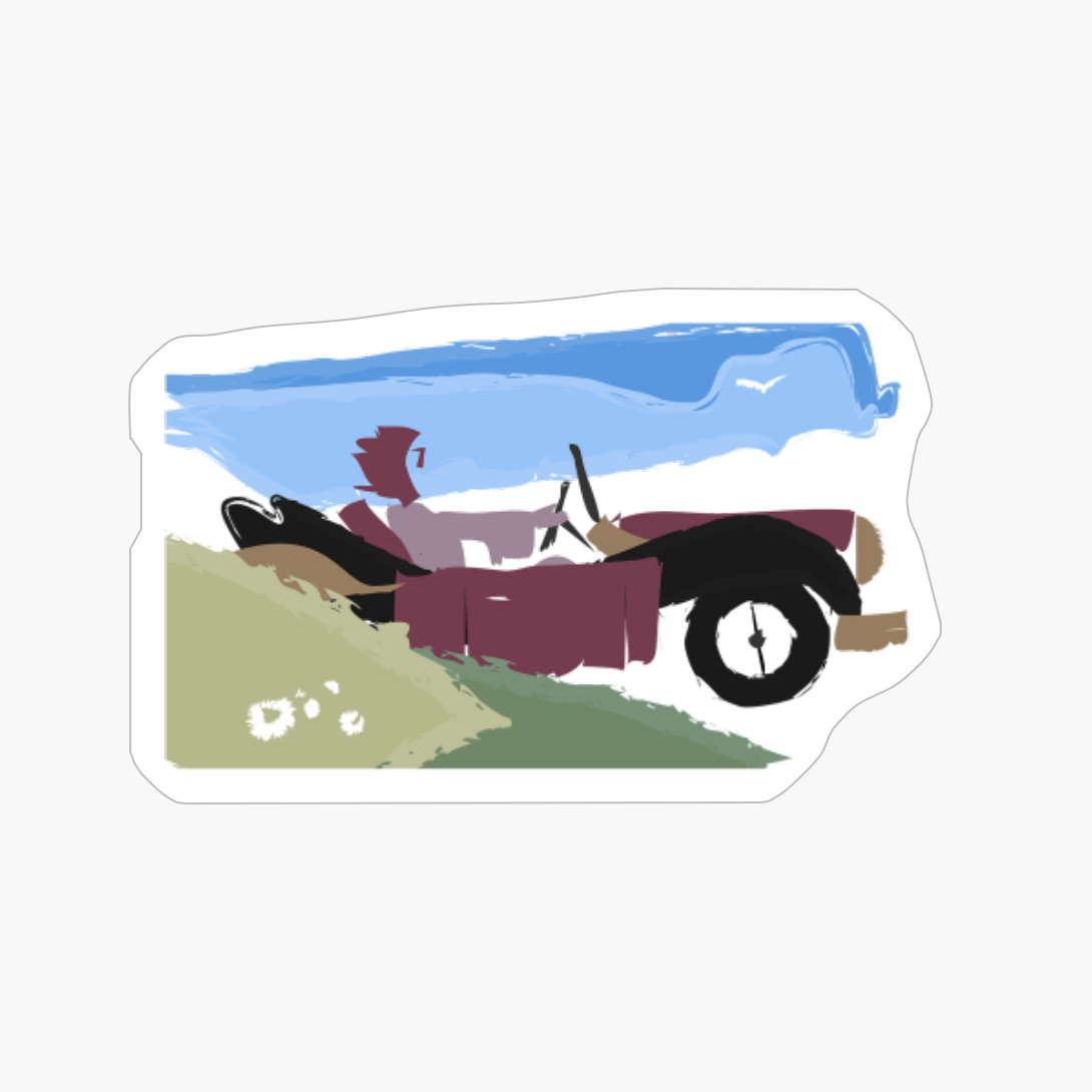 Cool Classic Car Illustration