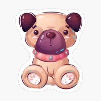 My Teddy Dog- Cute Cartoon Print