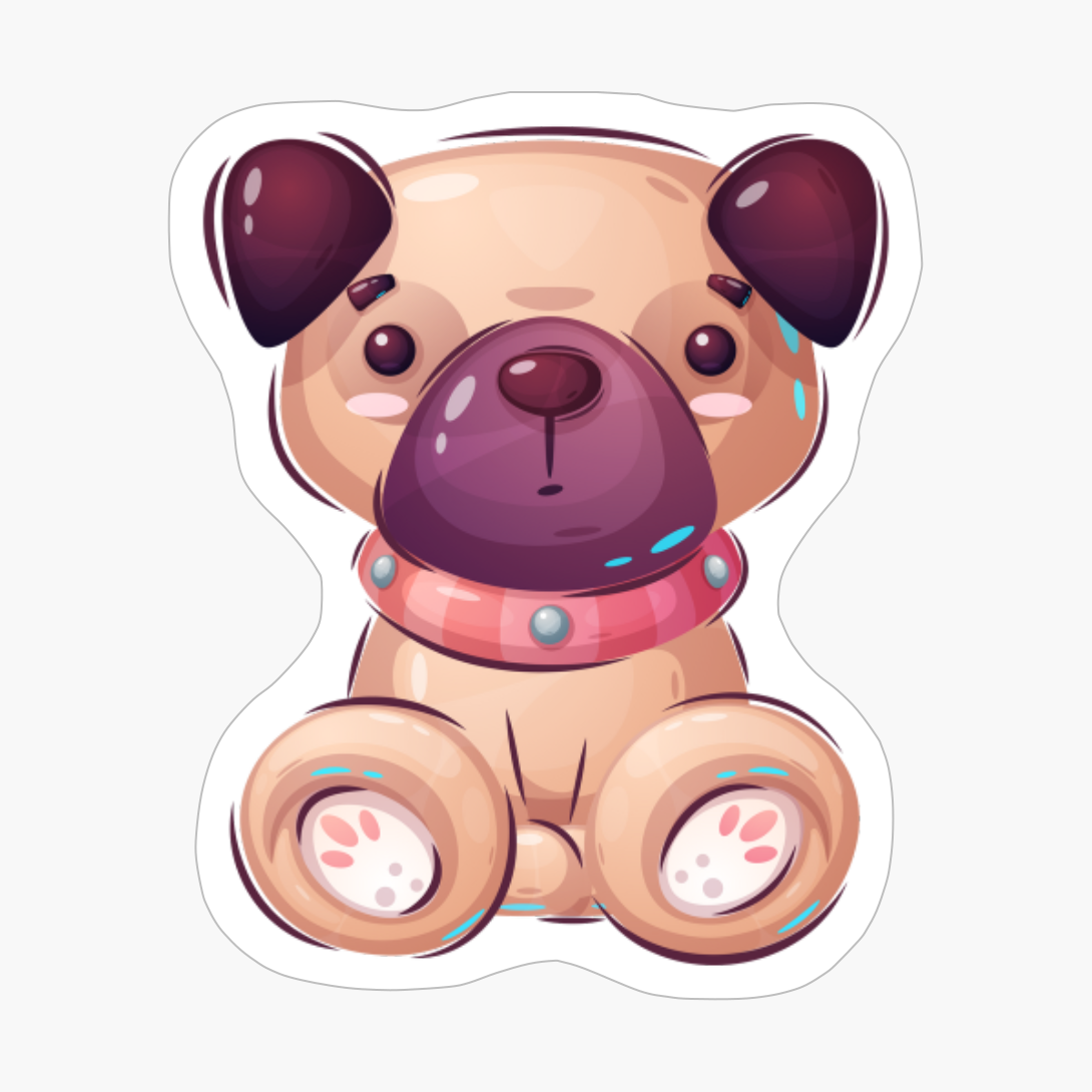 My Teddy Dog- Cute Cartoon Print