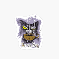 Caffeine Addict Cat Taking A Coffee BRAKE