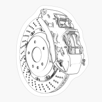 Brake Disc Wireframe