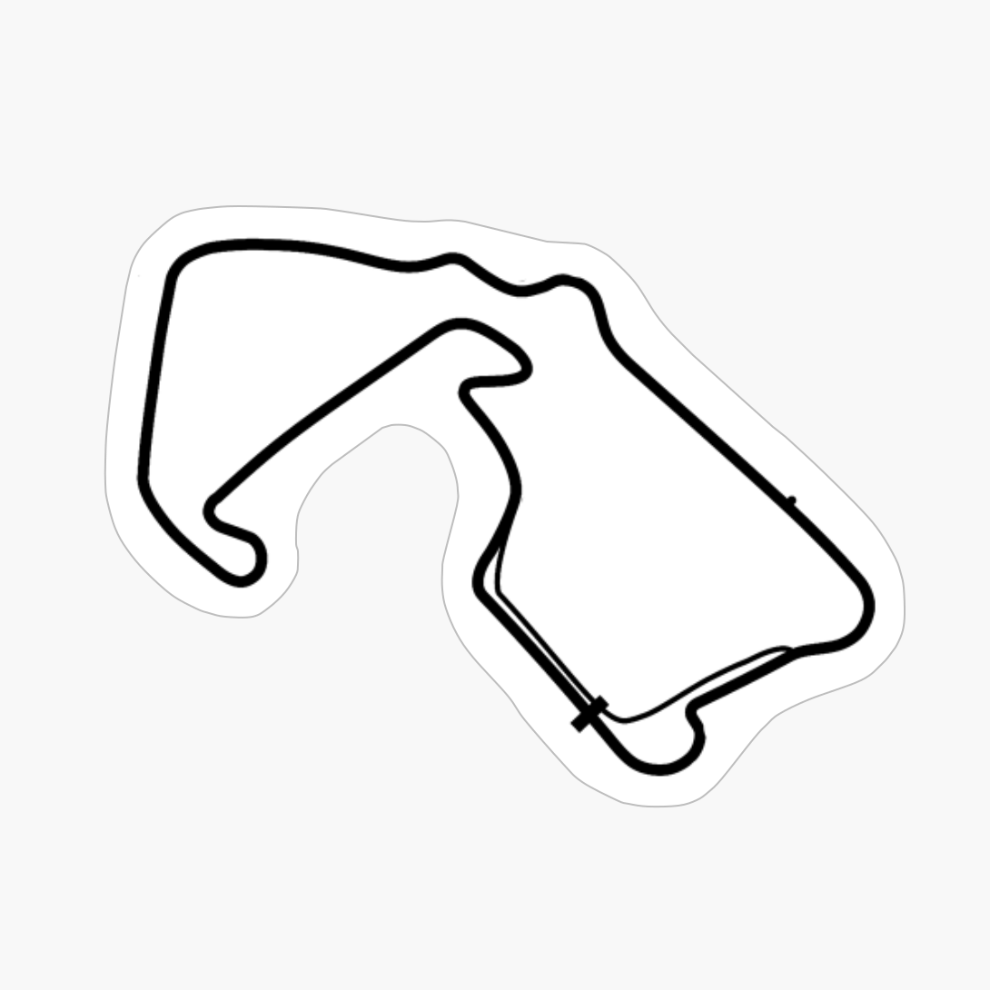 Art Black Silverstone F1 Track UK