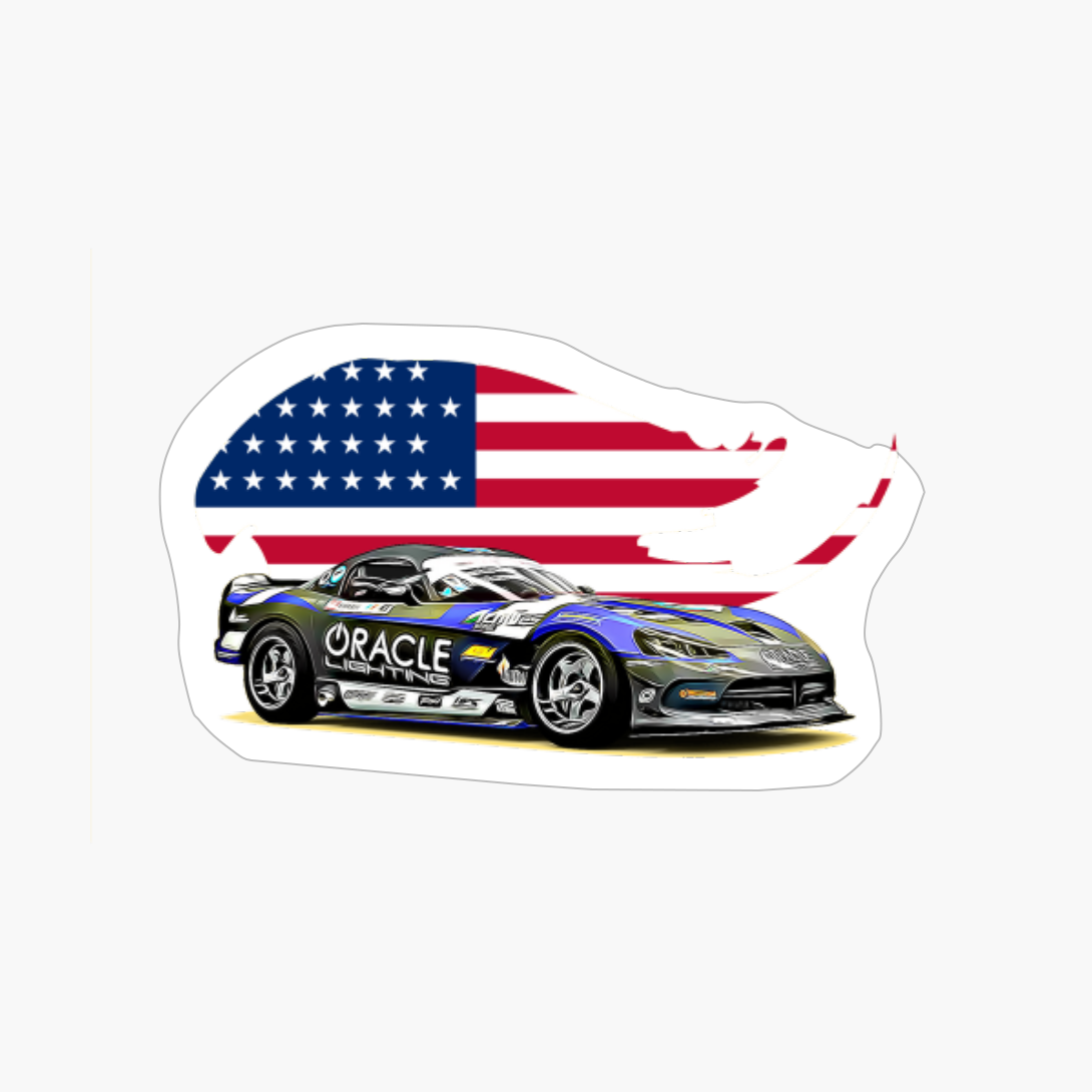 Drift Viper USA Print