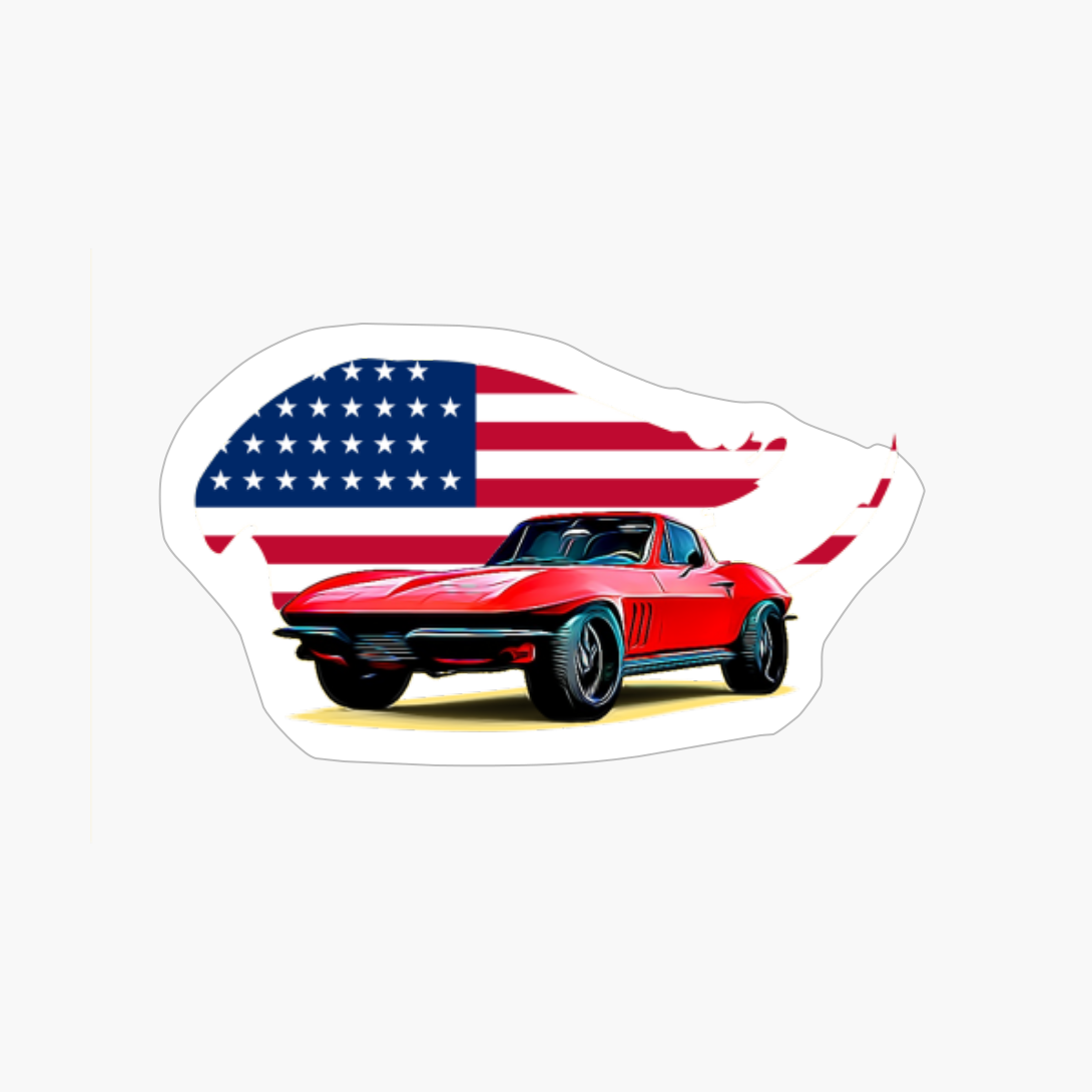 Classic Stingray USA Print