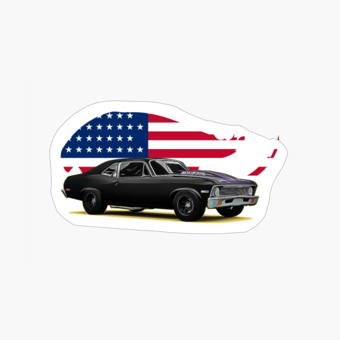 Nova Black USA Print